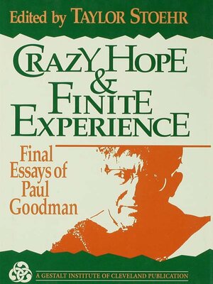 cover image of Crazy Hope and Finite Experience